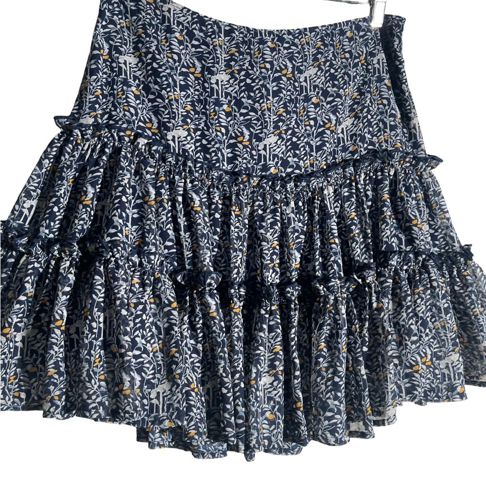 Mare‎ Mare Floral Ruffle Mini Skirt Size L - Picture 3 of 9